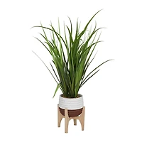 The Novogratz 3ft. Potted Green Grass Contemporary Artificial Foliage