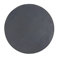 Hello Honey® 15" Black Round Mango Wood Pedestal