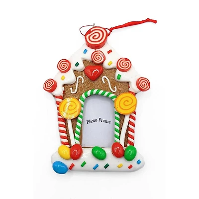 Wizardi 5.12" Glossy Gingerbread House Frame
