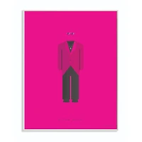 Stupell Industries Elton John Fashion Design Wall Plaque