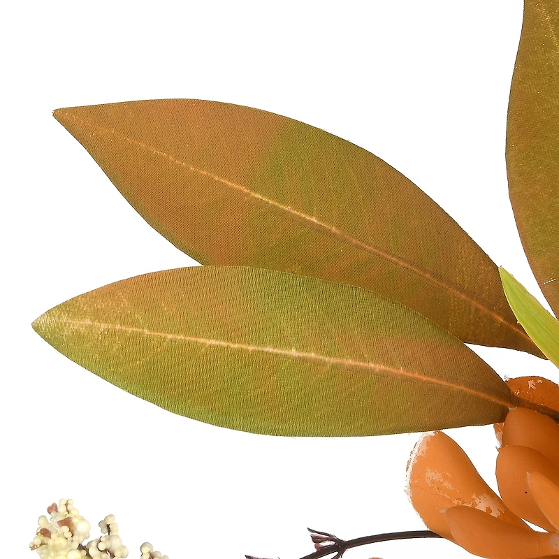 26" Harvest Wall Flower Swag