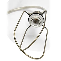 Lalia Home Modern Metal Scroll Table Lamp