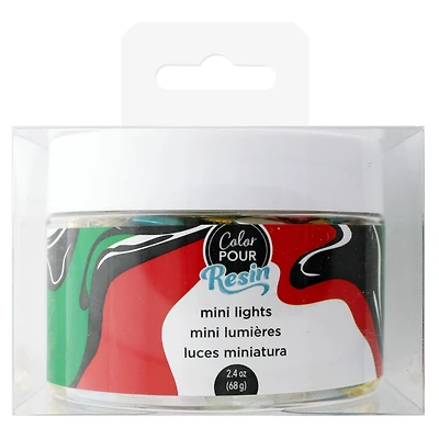 Color Pour Resin Mix-Ins Holiday Mini Lights, 2.4oz.
