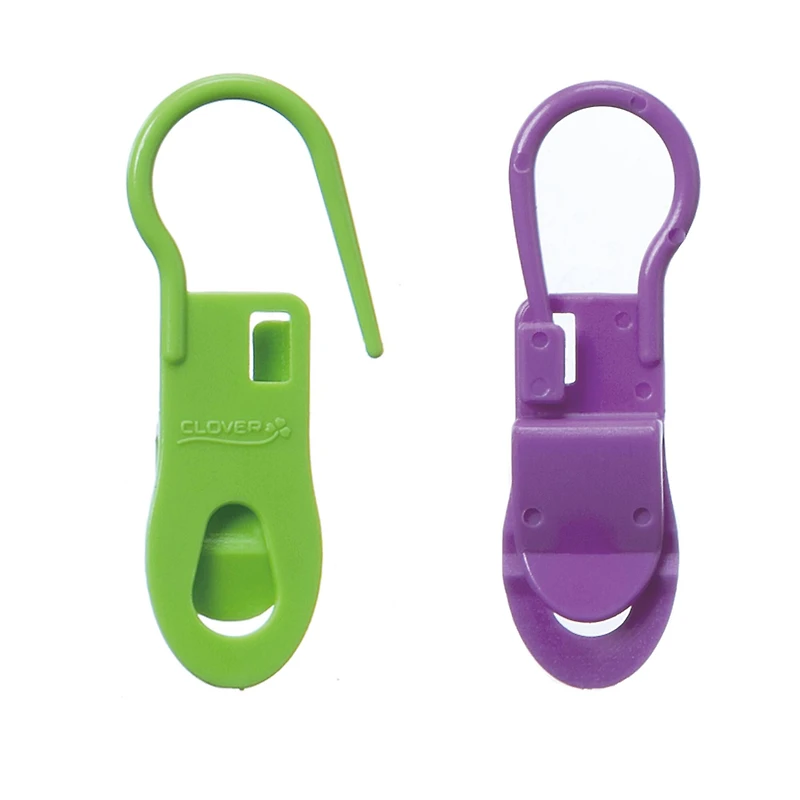 Clover Locking Stitch Markers with Clip