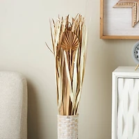 Beige & Tan Dried Grass & Fan Palm Bundle