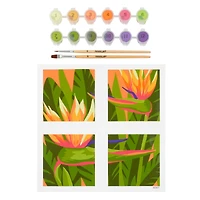 Birds of Paradise Paint-by-Number Gallery Mini Kit by Artist's Loft®