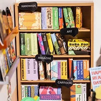 Rolife® Super Creator Fascinating Book Store DIY Miniature Kit