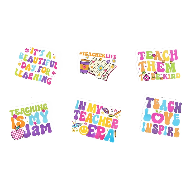 Teacher Vinyl Die Cut Stickers by Recollections™