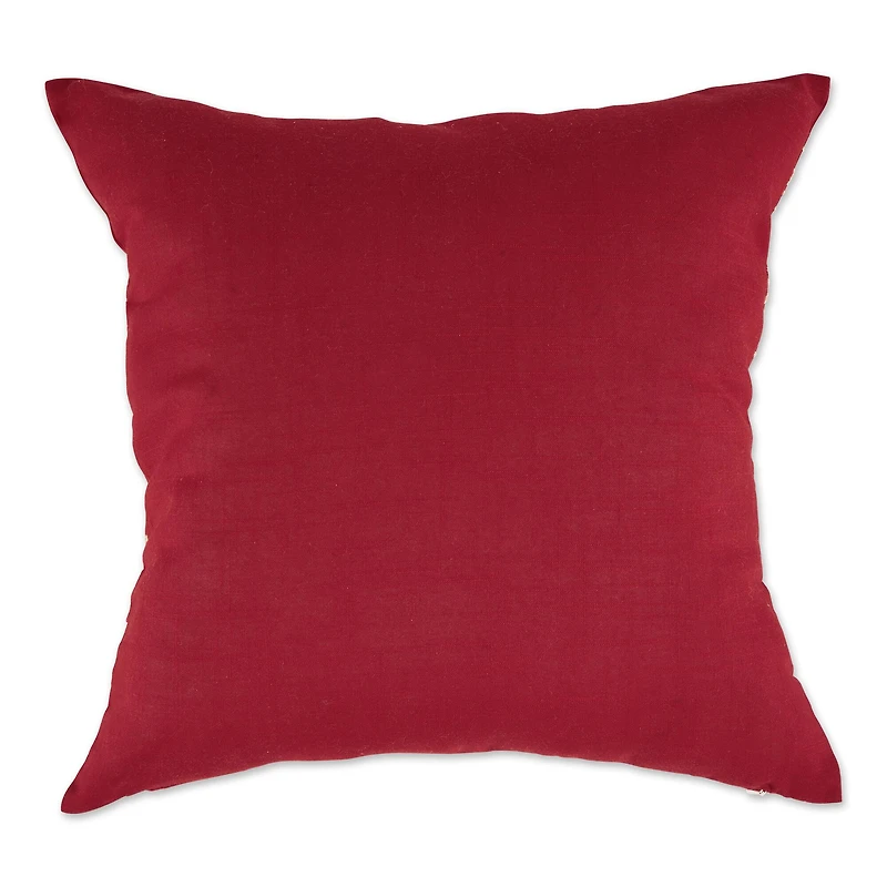 DII® Shimmering Snowflakes Leaves Embroidered Pillow Cover Set