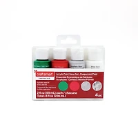 Peppermint Plaid Acrylic Paint Value Set by Craft Smart®