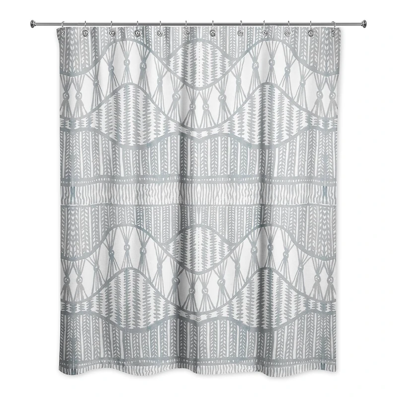 Lace Pattern Shower Curtain