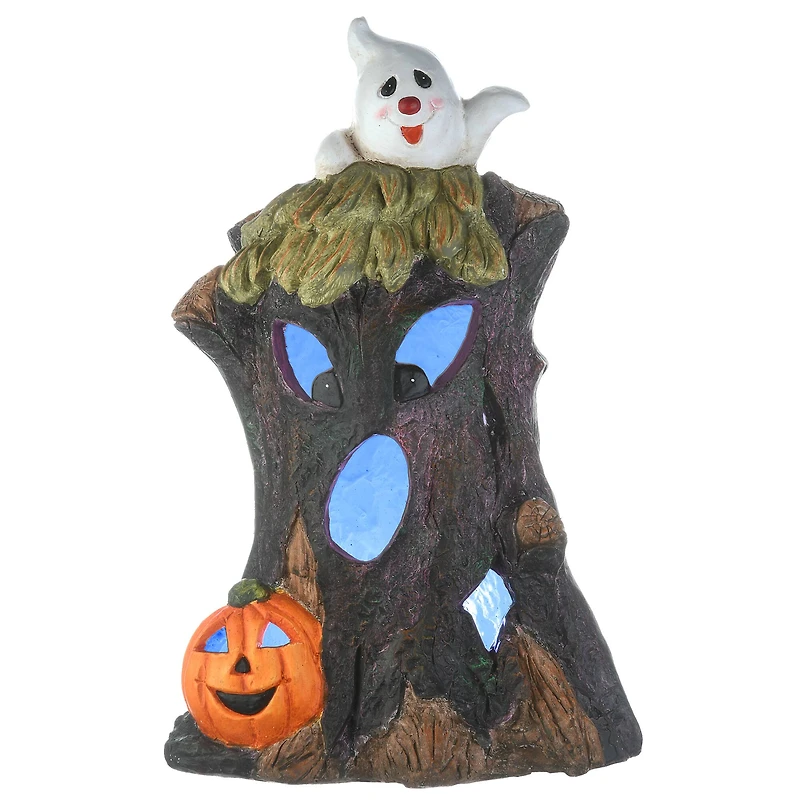 18" LED Haunted Tree Trunk