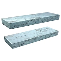 Sorbus Floating Faux Wood Shelf