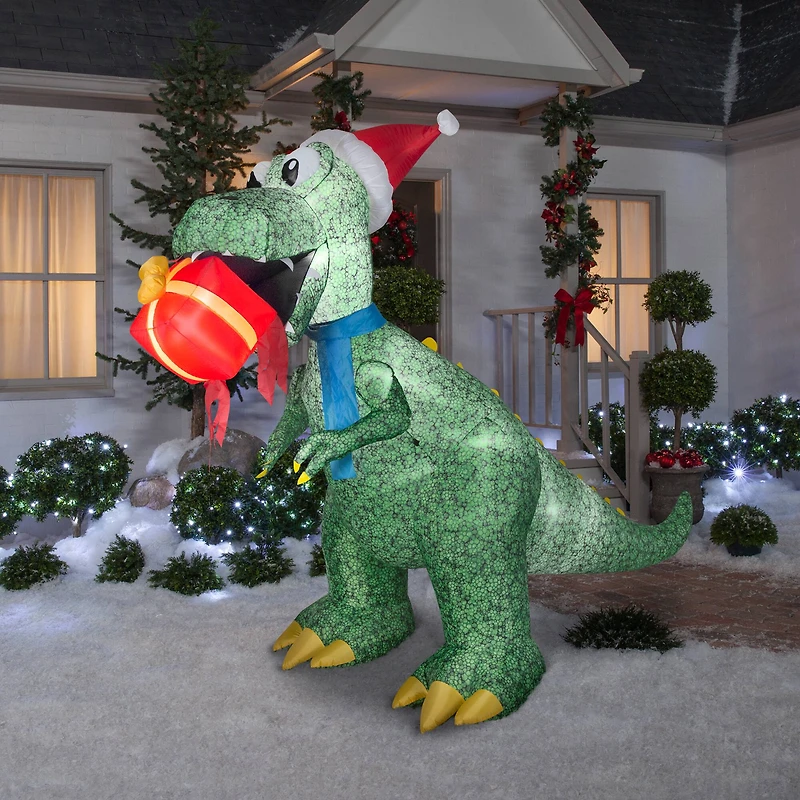 9.5ft. Inflatable Tyrannosaurus Rex with Gift