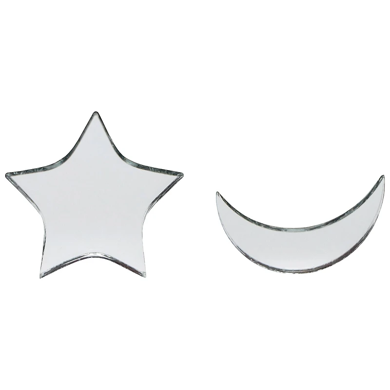 1" Moon & Star Glass Mirrors, 50ct. by Make Market®