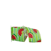 JAM Paper 2.5" x 10yd. Wired Watermelon Fresh Ribbon