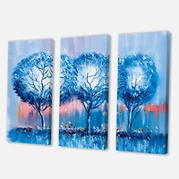 Designart - Colourful Trees Impressionist Landscape III