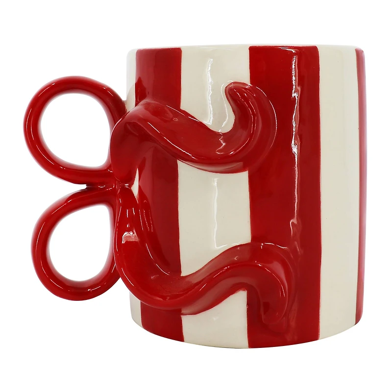 14.25oz. Red & White Stripes with Bow Mug by Ashland®