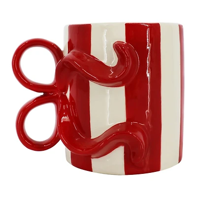 14.25oz. Red & White Stripes with Bow Mug by Ashland®