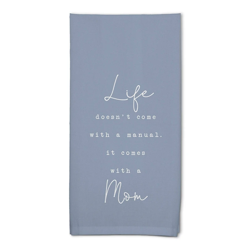 Life Comes with a Mom Cotton Twill Tea Towel Set