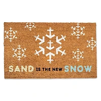 Sand is the New Snow Door Mat