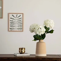 30" White Hydrangea Flower Stems, 3ct.