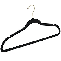Simplify Slim Velvet Gold Hook Hangers