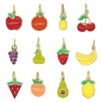Enamel Fruits Charm Mix by Bead Landing™