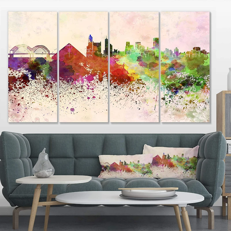 Designart - Memphis Skyline