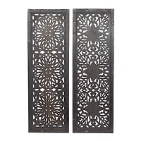 36" Brown Traditional Wall Décor Set