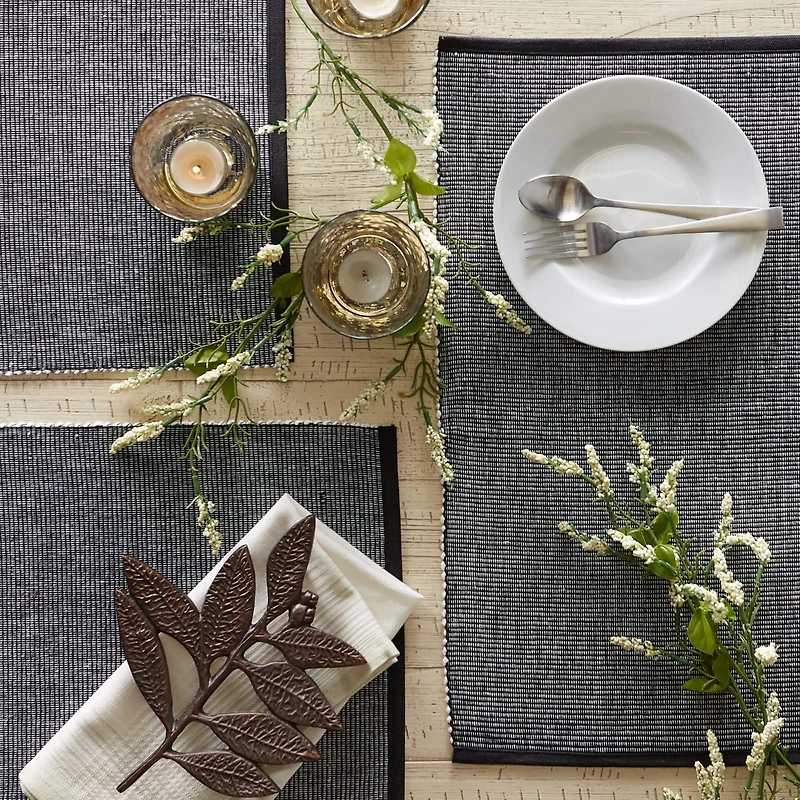 DII® 2-Tone Ribbed Placemats