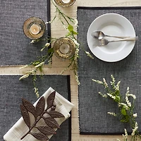DII® 2-Tone Ribbed Placemats
