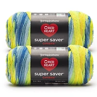 2 Pack Red Heart® Super Saver Ombre™ Yarn