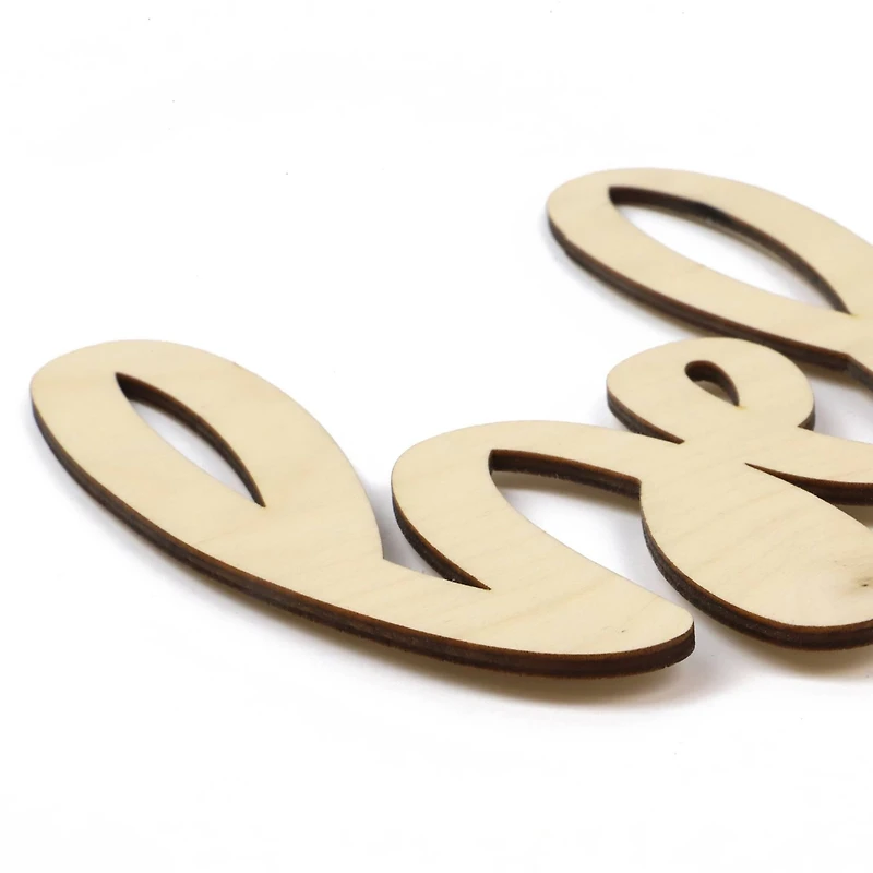 Leisure Arts® 12" Wood Believe Word