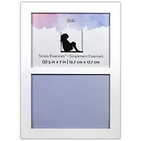  Simply Essentials™ 2 Opening 5" x 7" White Flat Collage Frame by Studio Décor®