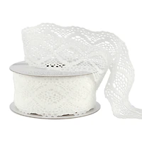 12 Pack: 1.5" x 4yd. Lace Ribbon by Celebrate It™ Classic