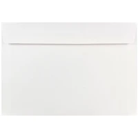 JAM Paper 7" x 10" White Booklet Commercial Envelopes, 50ct.