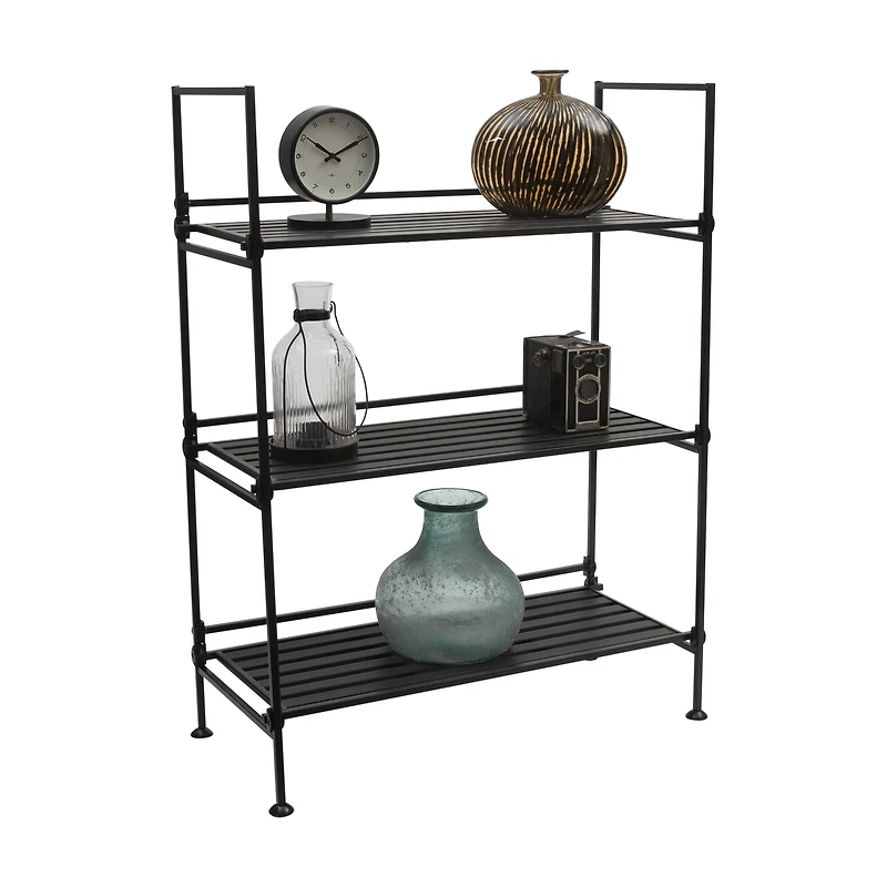 Organize It All Espresso 3 Tier Shelf