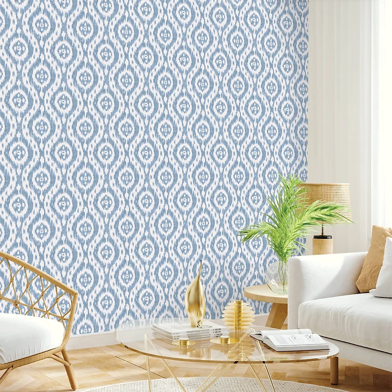 Surface Style Ikat Tracery Peel & Stick Wallpaper