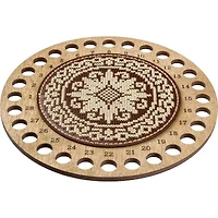 Wonderland Crafts Fair Isle Flower Thread Organizer Embroidery Kit