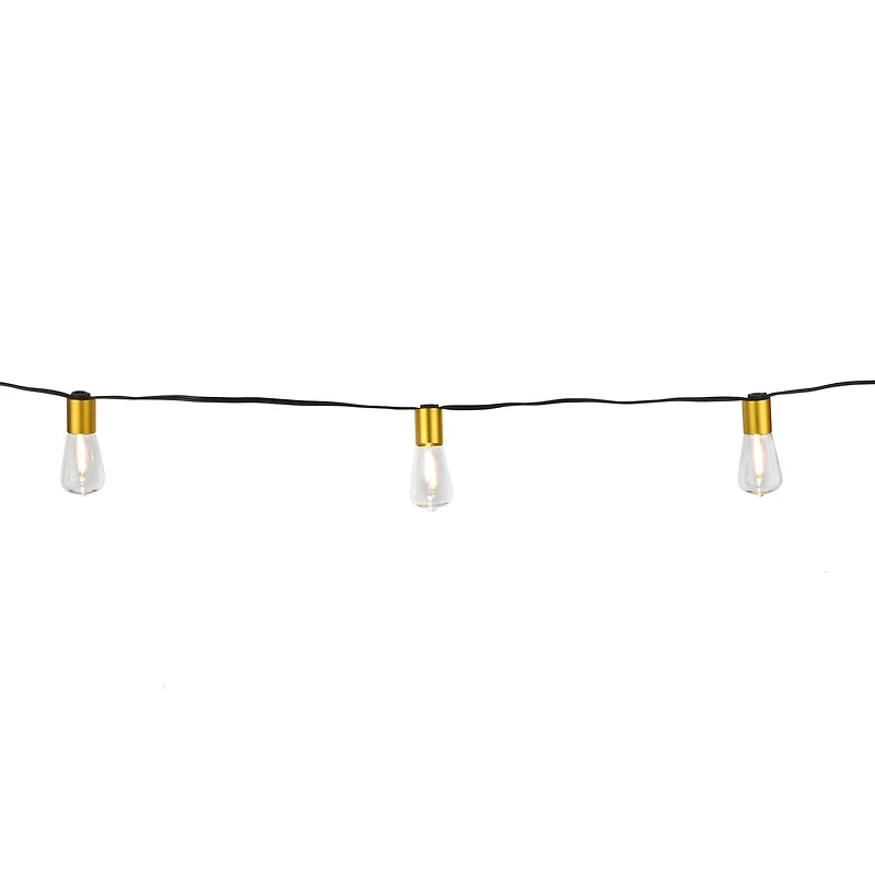 12ct. Gold Tube Warm White LED String Lights by Ashland®