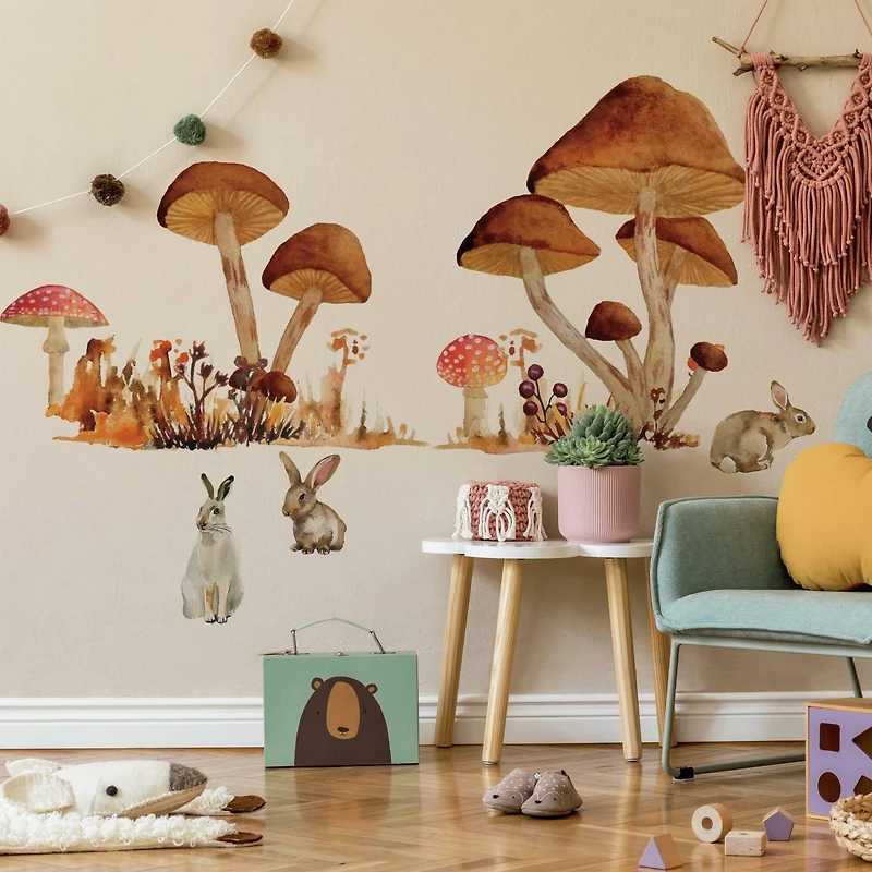 RoomMates Mushroom Giant Peel & Stick Wall Decals
