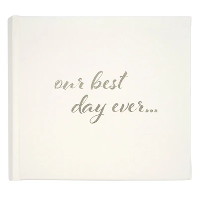 Cream Our Best Day Ever 2-Up Photo Album by Recollections™