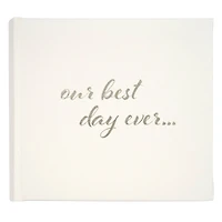 Cream Our Best Day Ever 2-Up Photo Album by Recollections™