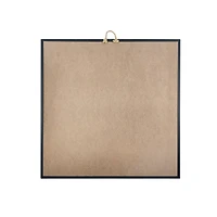 16" x 16" White Plaque with Black Frame by Make Market®