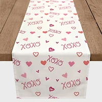 XOXO Pattern 16" x 90" Cotton Twill Runner