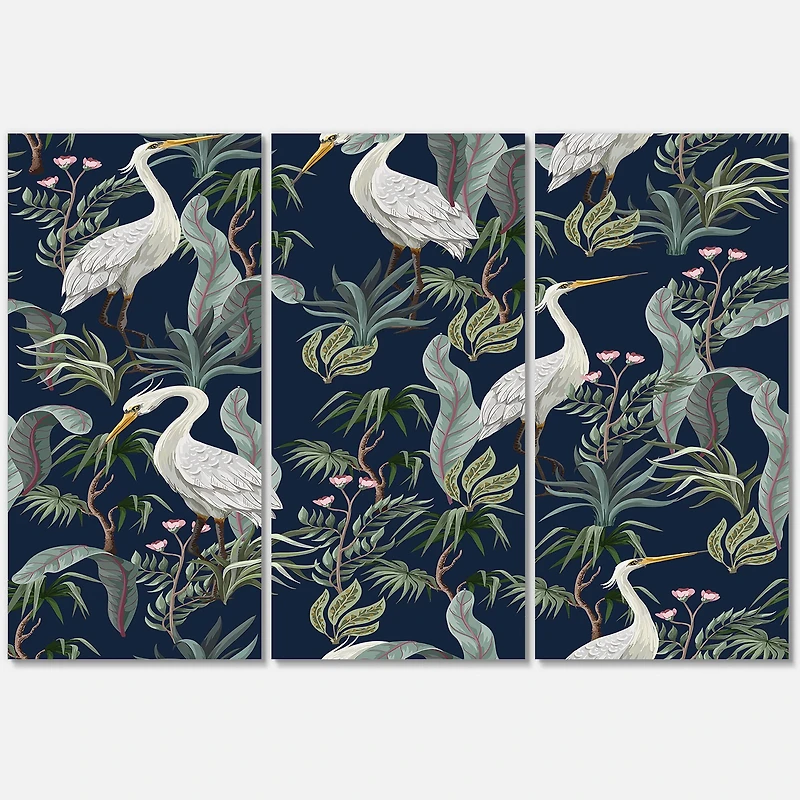 Designart - Chinoiserie With Birds and Peonies VII