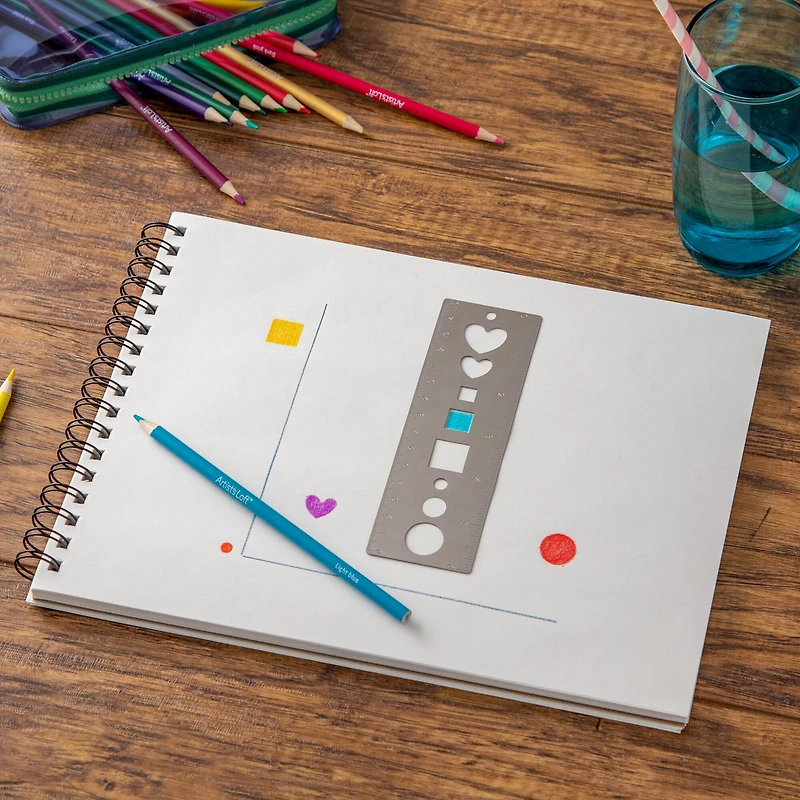 Silver Metal Ruler by Artist's Loft™