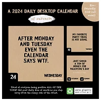 TF Publishing 2024 Anti Affirmations/Daily Sarcasm Daily Desktop Calendar