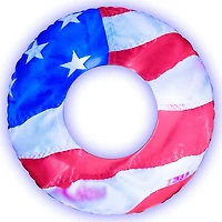PoolCandy RealPrint® Illuminated LED Stars & Stripes Large Pool Tube
